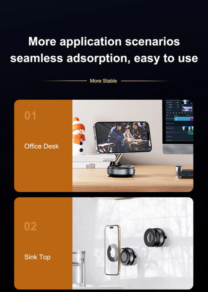 Vacuum Suction Magnetic Bracket Phone Holder