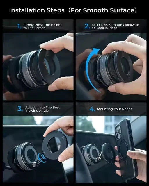 Vacuum Suction Magnetic Bracket Phone Holder