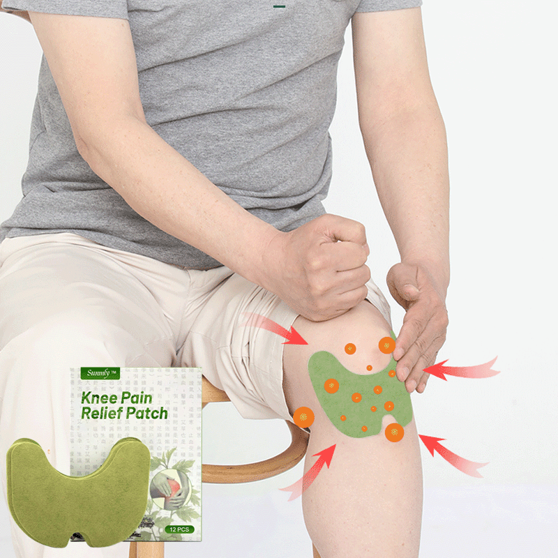 Natural Knee & Joint Pain Relief Patches – Mugwort Herbal Therapy for Long-Lasting Comfort (10PCS)