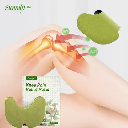 Natural Knee & Joint Pain Relief Patches – Mugwort Herbal Therapy for Long-Lasting Comfort (10PCS)
